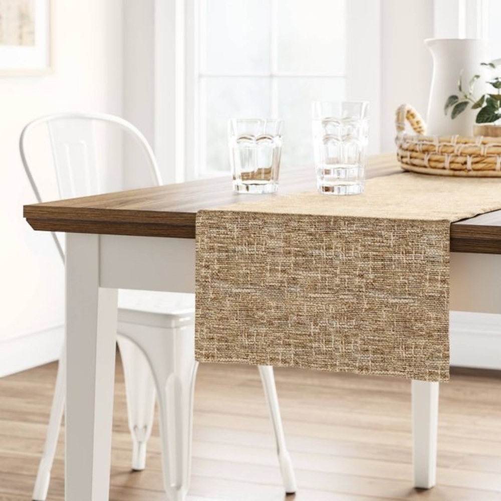 Threshold Ramie Table Tan Basket Runner! 14x72”